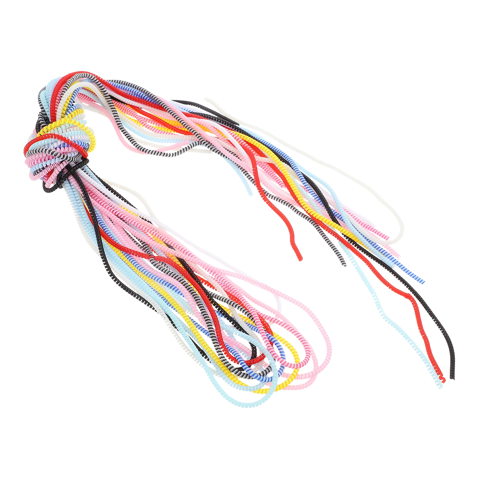 

12pcs Protection Rope Cable Saver Spiral Wrap Wire Organizer Desk Cleaner TPU Material Cord Management Tube