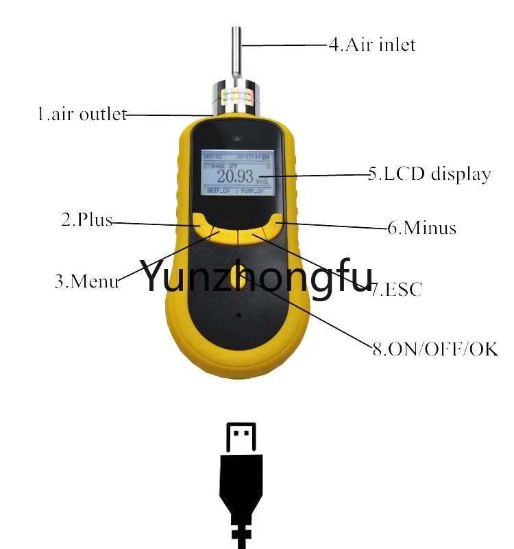 

CE Marks 100%LEL gas H2 hydrogen gas purity analyzer hydrogen meter