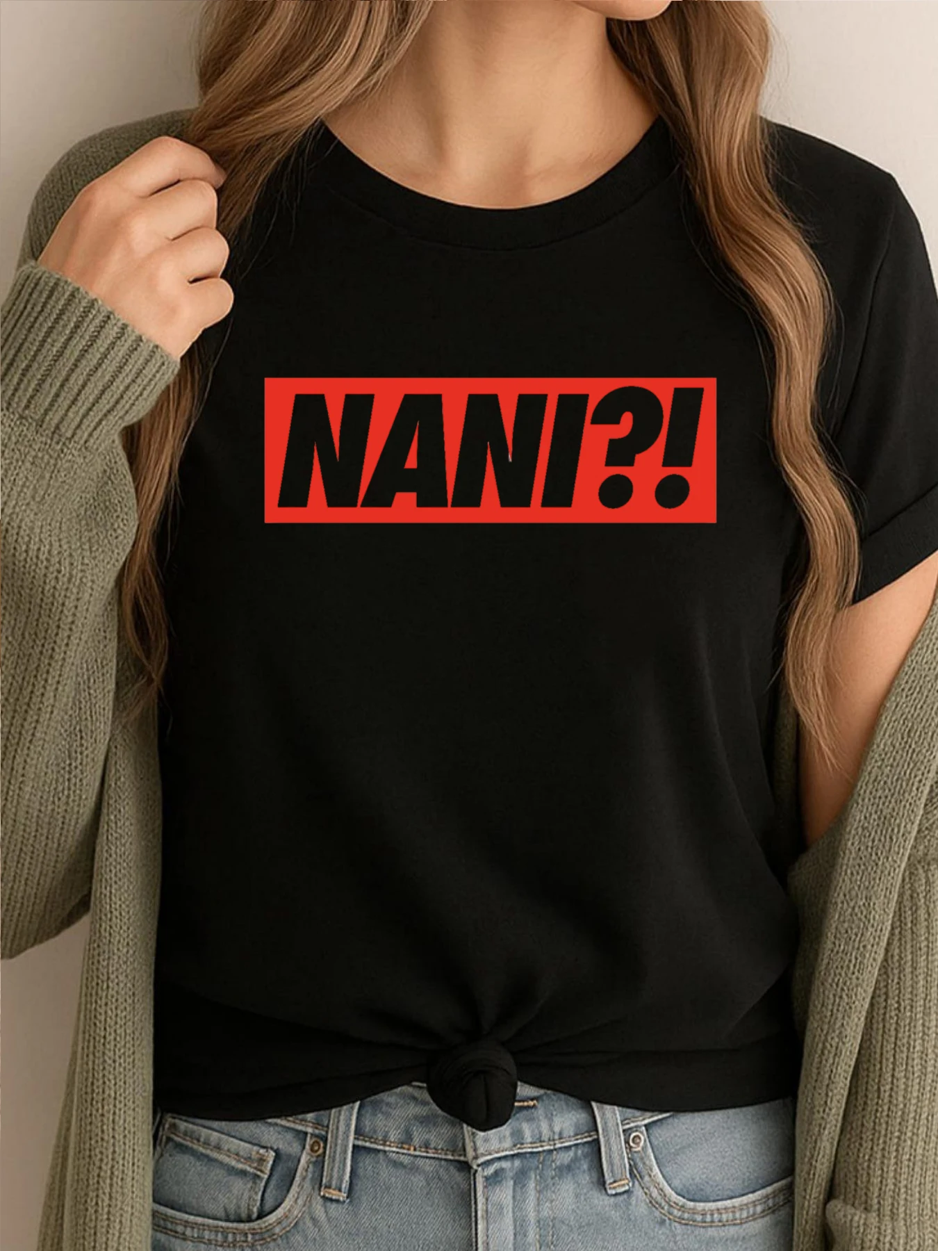 Nani Graues Hemd Grafik T-Shirt Winter Herrenbekleidung Briefbedruckte T-Shirts Herren Designerkleidung Einfacher Stil