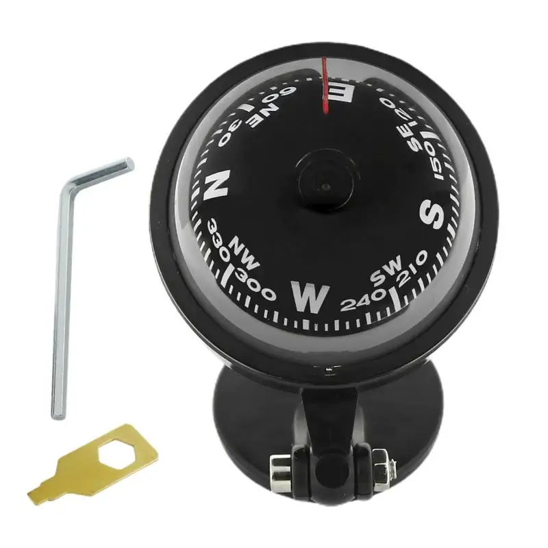 Dashboard Compass for Car universal Self Adhesive Dashboard Compass Ball Vehicle Navigation Ball Shaped Compass auto decorations