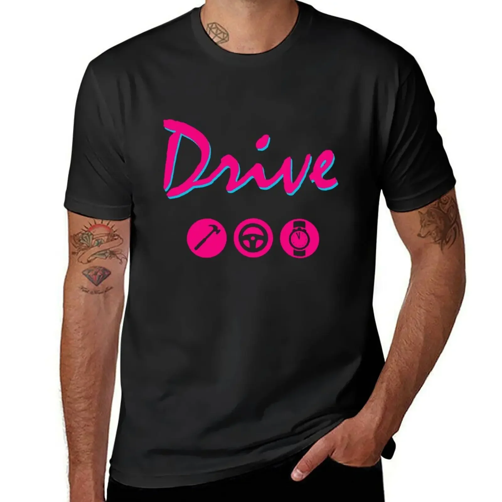 

Drive Movie T-Shirt anime stuff vintage anime shirt mens designer t shirt