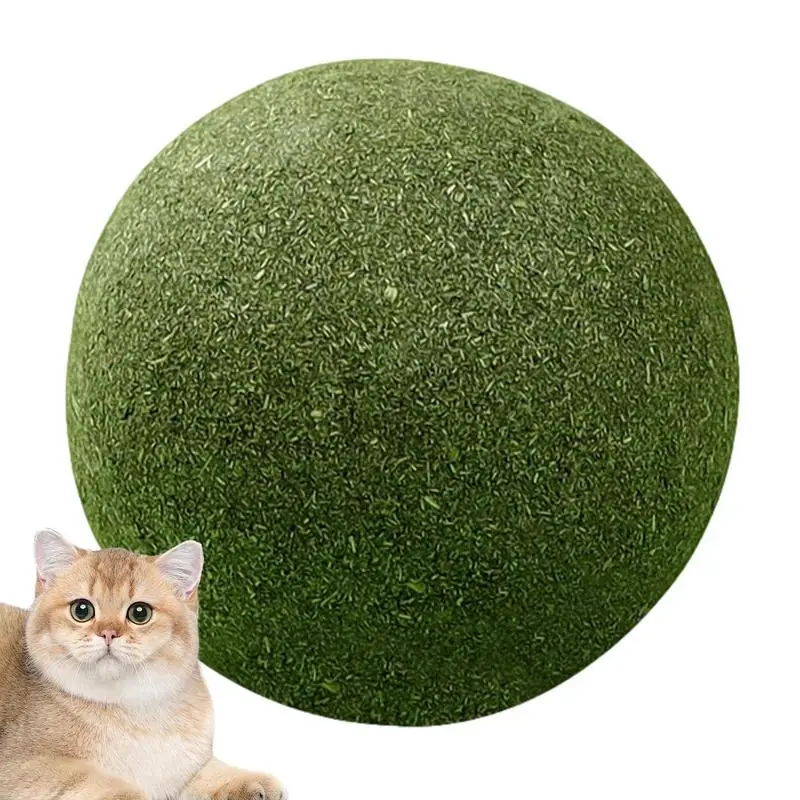 Large Catnip Balls 10cm Catnip Toys Cat Mint Ball Toy Super Large Healthy Natural Lickable Self-Relieving Catnip Ball For