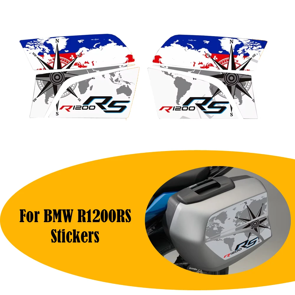 

For BMW R1200RS R 1200 RS R1200RS NEW Motorcycle Stickers Decals Emblem Logo Trunk Luggage Panniers Cases