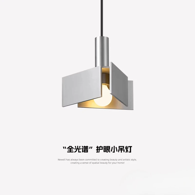 Designer Industrial Style Geometry Pendant Light Foyer Hallway Study Bedroom Bedside Restaurant Cafe Bauhaus Small Hanging Lamps