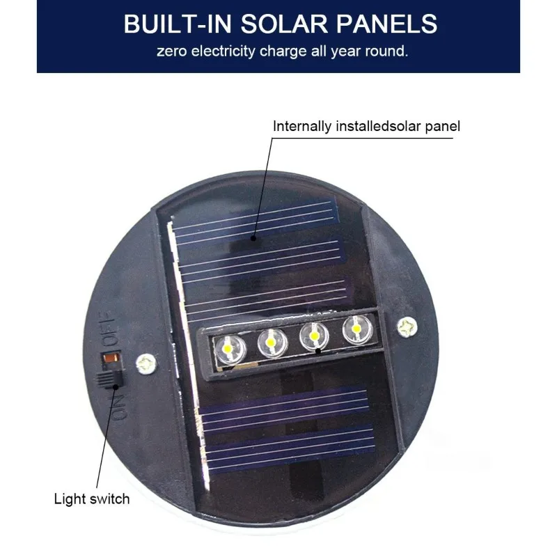 

JFB Waterproof Solar Powered Flower Pot Light LED Landscape Decoration For Outdoor Patio Planter