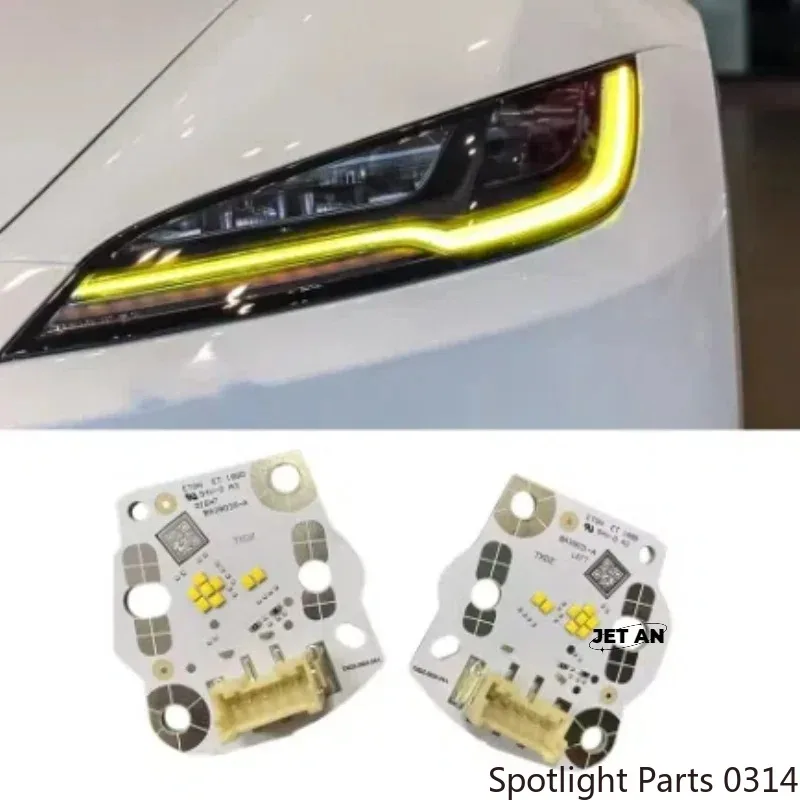 テスラ モデル3 2024年以降用 改造LEDヘッドライトDRLボード デイタイムランニングライトチップモジュール 車アクセサリー エンジェルアイズ
