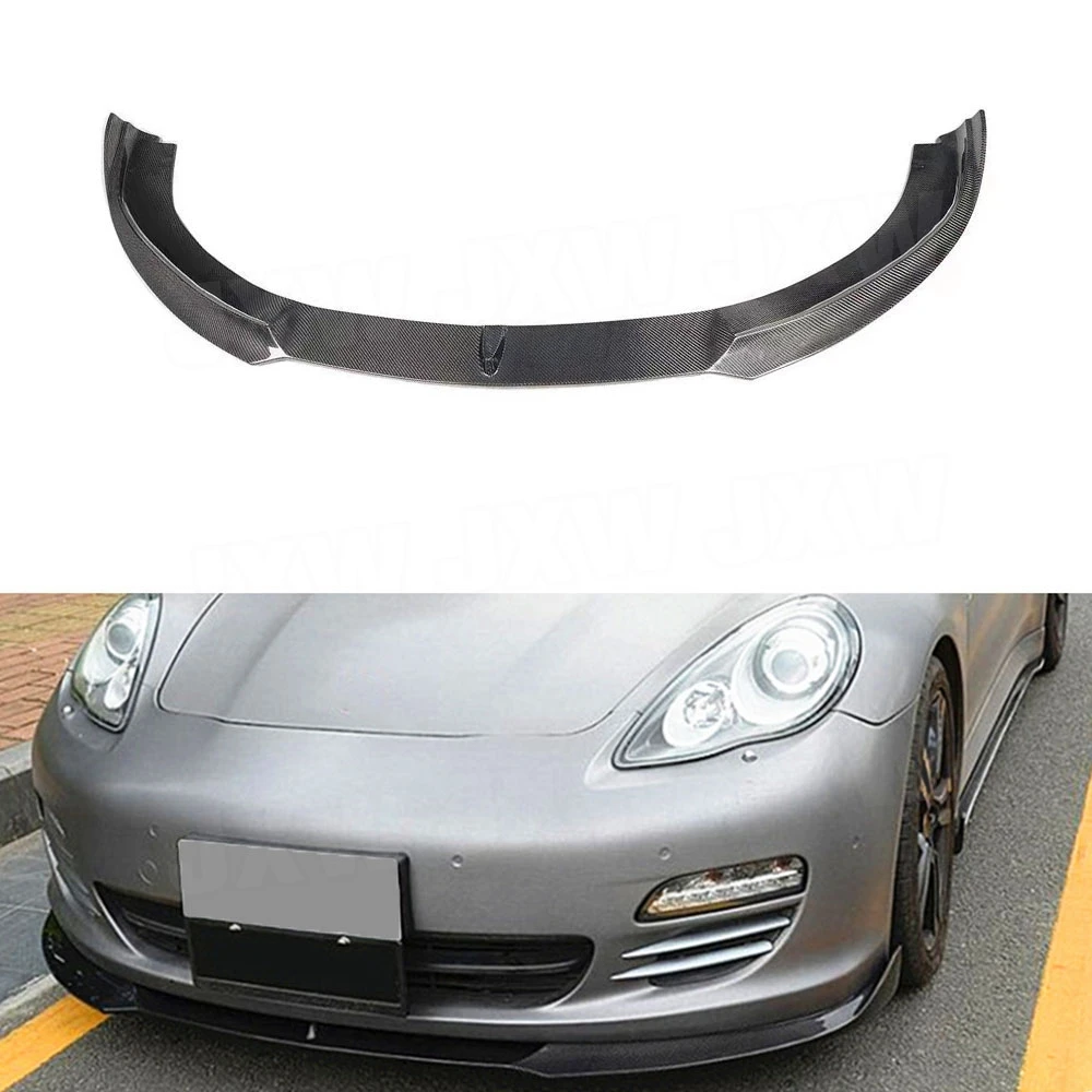 

Carbon Fiber Car Front Diffuser Spoiler For Porsche Panamera 970 2010-2013 Front Lip Bumper Car Styling FRP