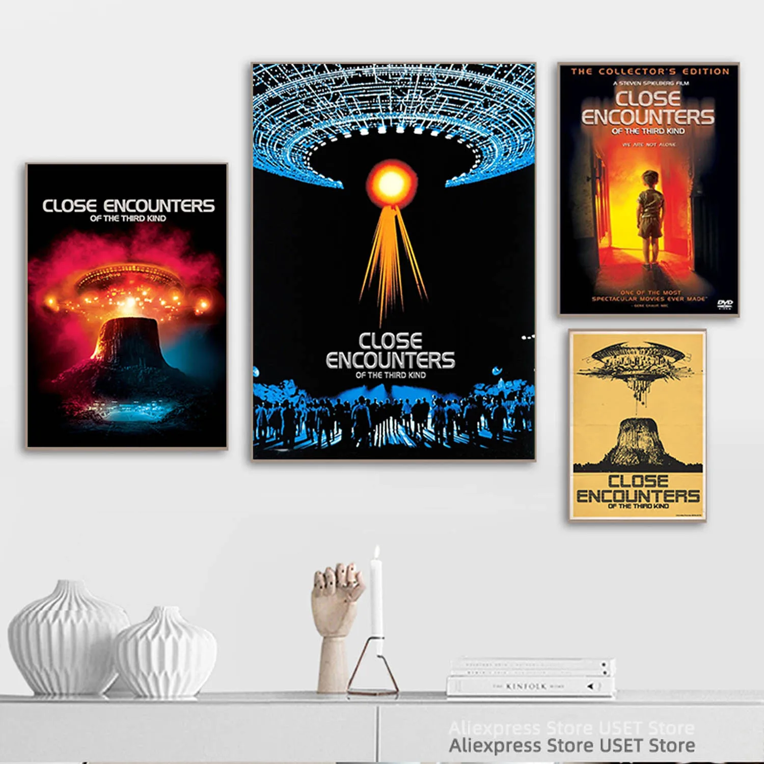 Close Encounters of the Third Kind 1977 Movie ,Movie Tv Play Serial Canvas Posters and Prints Canvases Painting Home Decoration