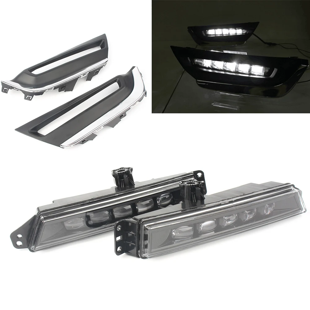 5 LED High Power DRL Daytime Running Light Lamp Fit for Honda CRV CR-V 2017-2018