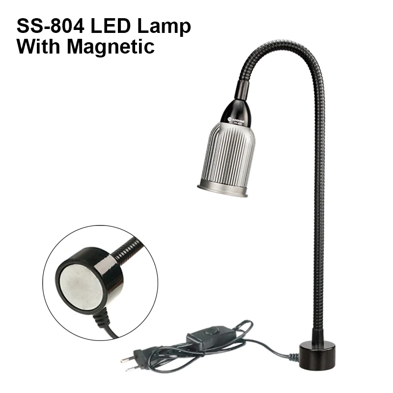 

SUNSHINE SS-804 Magnetic Base LED Light with Aluminum Alloy Lampshade Universal Multifunctional Integrated LED Table Lamp