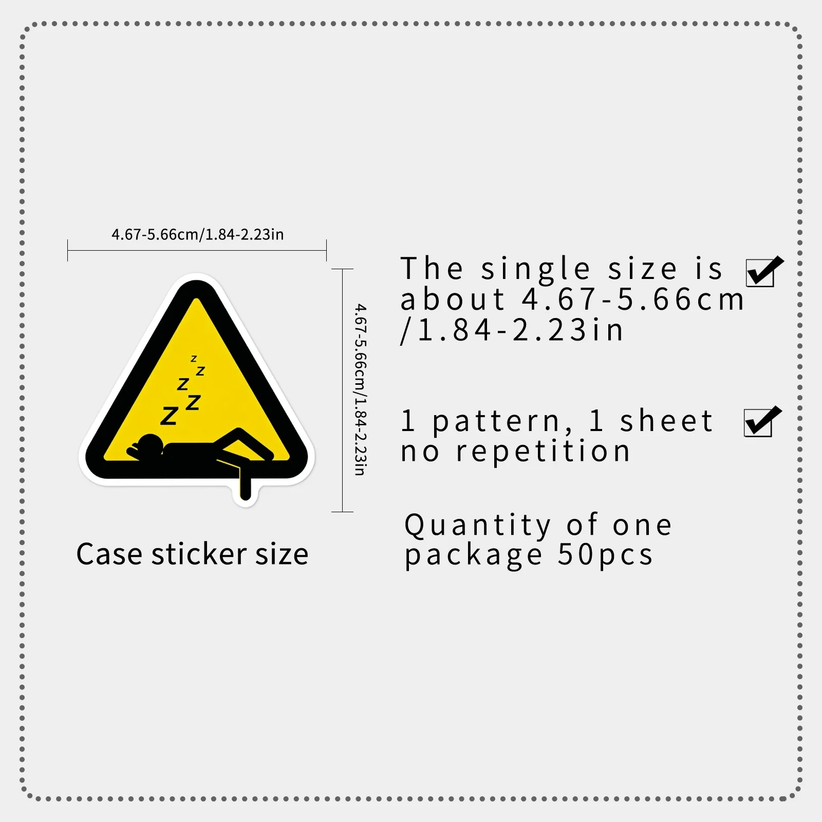 50pcs Funny Warning Sign Meme Stickers No Entry Prohibition Symbol Waterproof for Journal Planner Laptop DIY Decoration