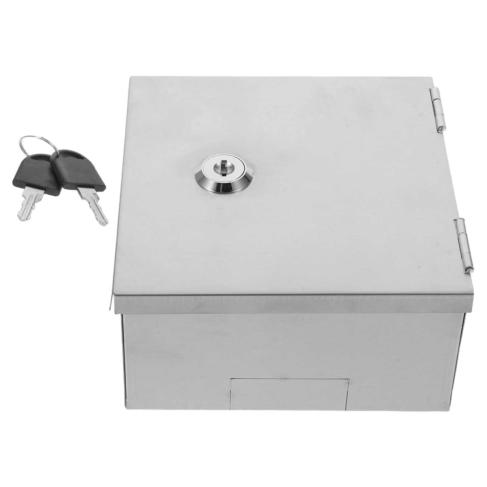 

Stainless Steel Socket Protector 86 Type Waterproof Lockable Power Outlet Cover Outdoor Garden Waterproof Electrical Box