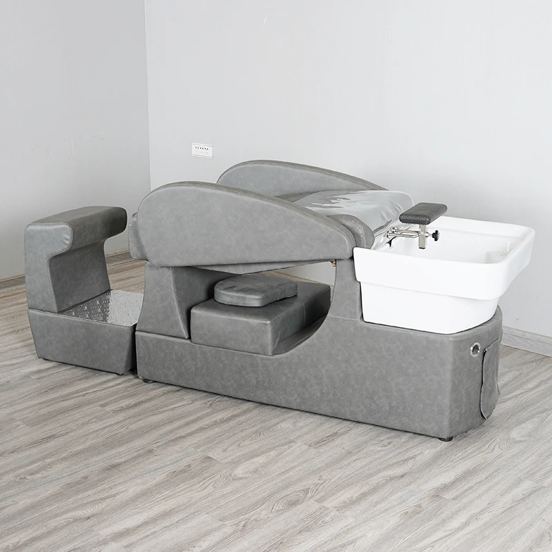 

Hair Wash Simple Shampoo Chairs Comfort Special Use Barber Lie Flat Shampoo Chairs Thai Hair Salon Commercial Furniture Cadeira