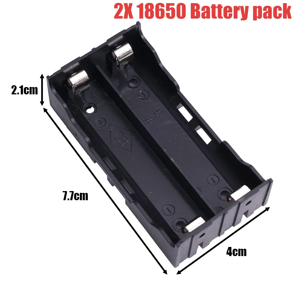 Lithium Batterij 3.7V 18650 Diy Plug-In Batterij Box Met Pin Type Batterij Houder Power Hoesjes Batterijhouder Container 1x 2x 3x 4x