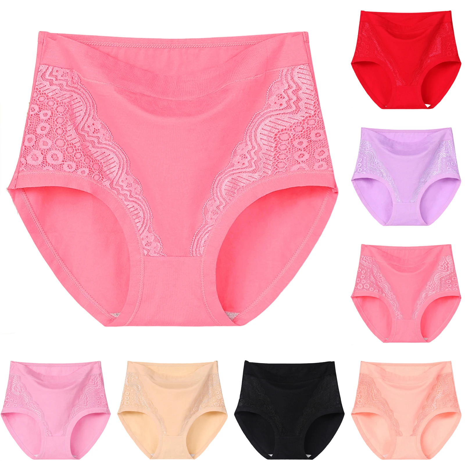 Thumbnail 2 - #5 Trending Womens Lace Trim Comfort Panties Right Now