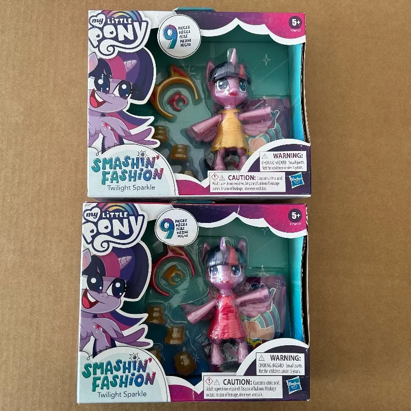 My Little Pony Smashin Fashion Sunset Shimmer Set Twilight Sparkle 3-Inch Poseable Figure with Fashion Accessories Toy