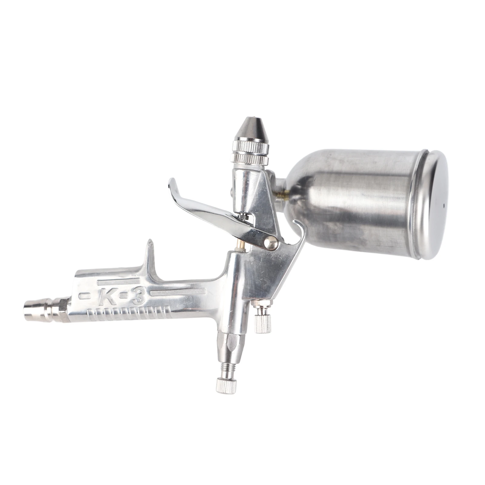 스프레이 건 공압식 스프레이 건 전문가용 0.5mm 노즐 125ml 미니 공압식 스프레이 건 자동차 도색 수리용