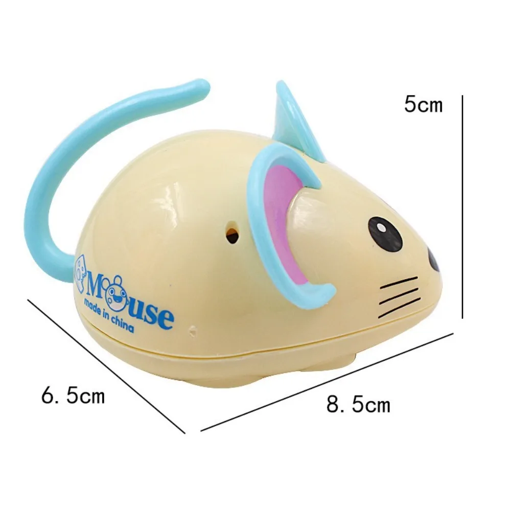 Jouet mécanique en plastique amusant, petite chaîne de course, souris, jouet oscillant, jouet mécanique intéressant, ornement de bureau