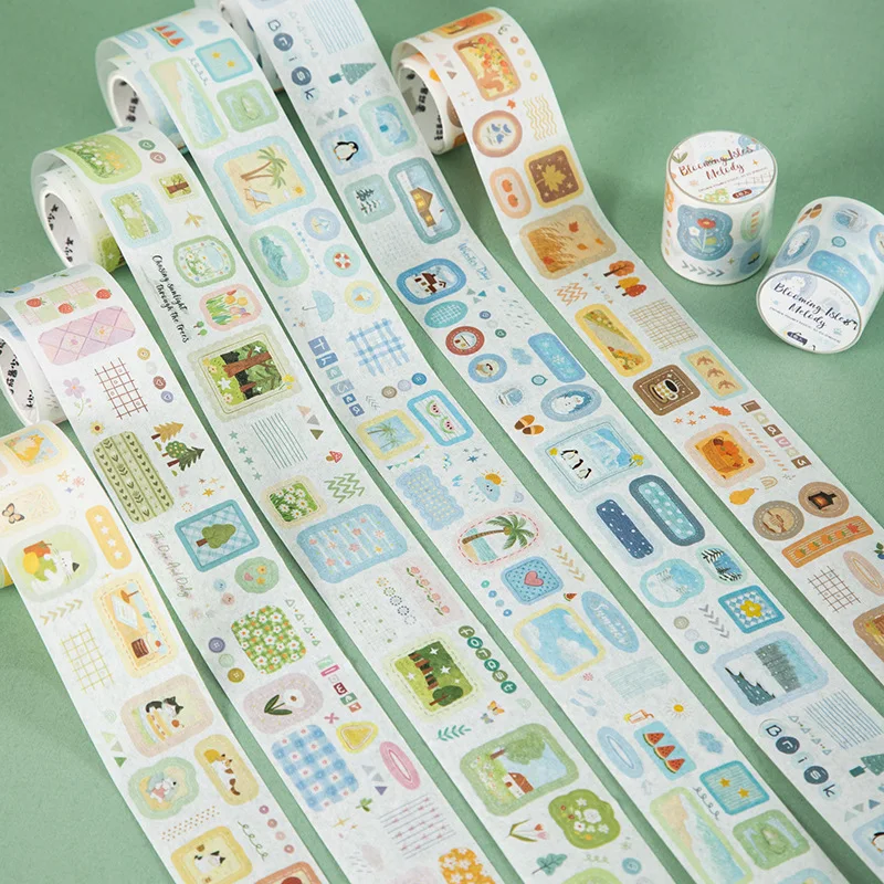 1pcs/1lot Decorative Adhesive Tapes Paper Huayu Manga Song Tapes DIY Paper Scrapbooking Japanese Stickers
