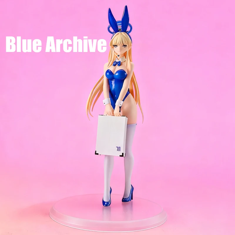 Nuevo archivo azul Pretty Bunny Asuma Toki PVC figura de acción Anime figuras en miniatura de juguete figura colección muñeca para regalo de Navidad