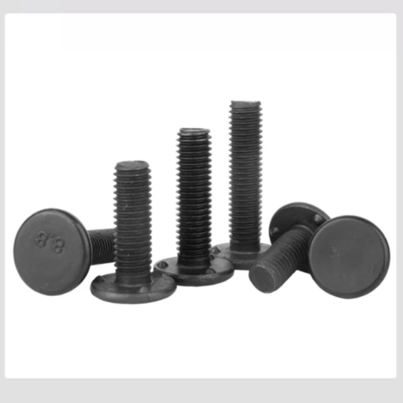 M5 M6 M8 M10 مسامير لحام الصف 8.8 الكربون الصلب شقة رئيس Q198 ثلاث نقاط سيارة لحام ترصيع 10-40 مللي متر طول
