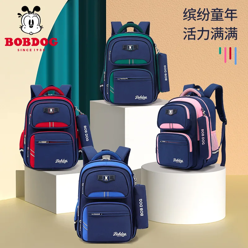 

Spine-Protecting Backpack for Boys Grades 1-6,Ergonomic School Bag for Elementary Students,Large Capacity Kids Bookbag