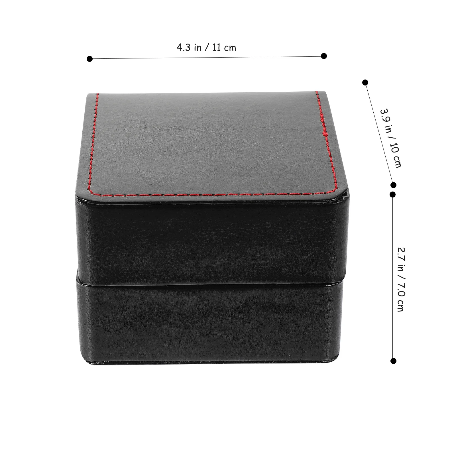 

1 Set Lightweight Pu Polyester Watch Storage Box Travel Home Use Anti-Scratch Soft Pillow Jewelry Display Case Portable Watch