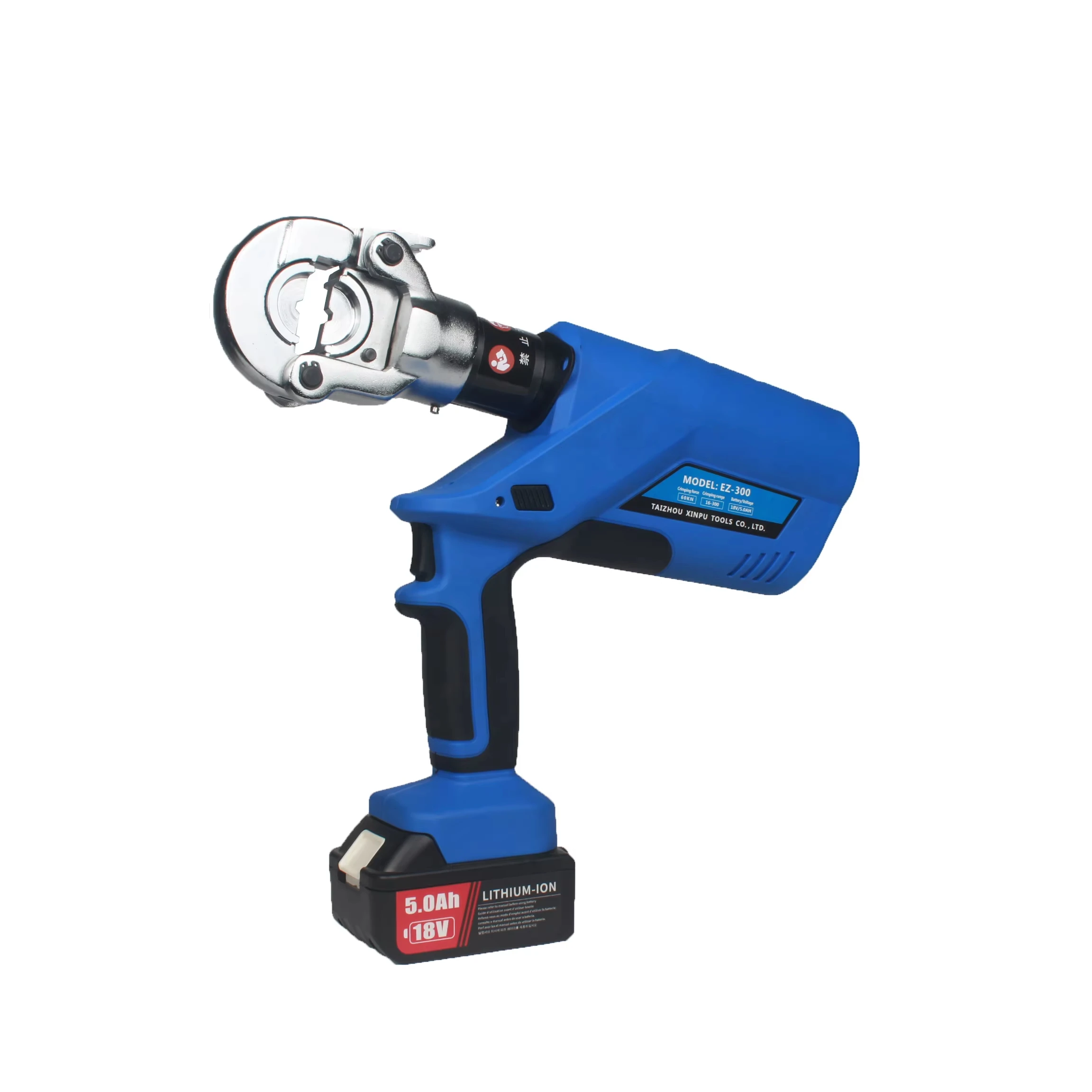 EZ-300 Battery Electric Powered Hydraulic Crimping Tools Terminals Lugs Up To 300mm2