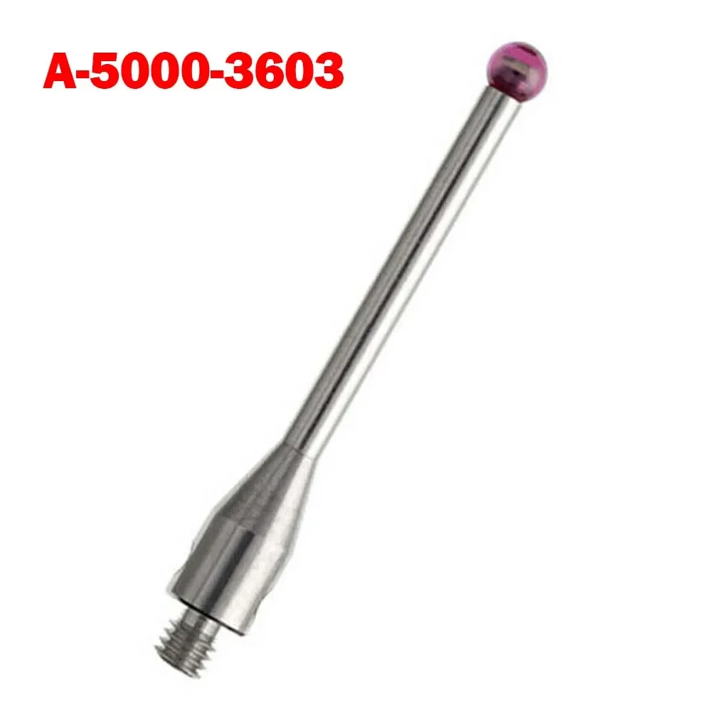 

CMM Probe Stylus Ø2mm Ball M2 Thread Stainless Steel Stem L20mm A-5000-3603 Contact Probe CNC Machines Accessories