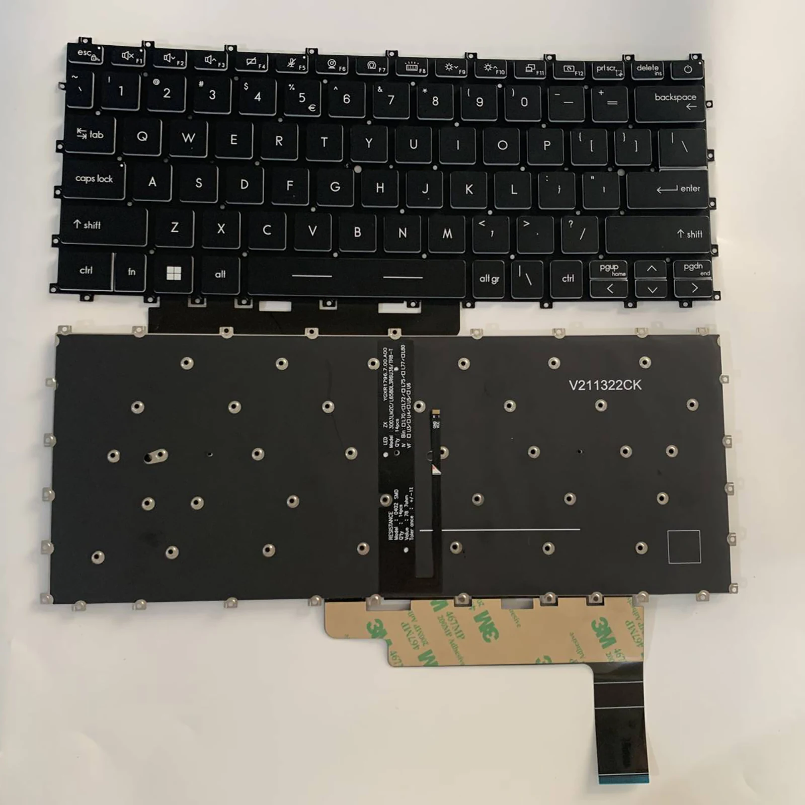 

Американская раскладка для MSI Modern 14 C12MO C11M C13M C5M C7M MS-14JK MS-14J MS-14J3 MS-14J1 Клавиатура ноутбука