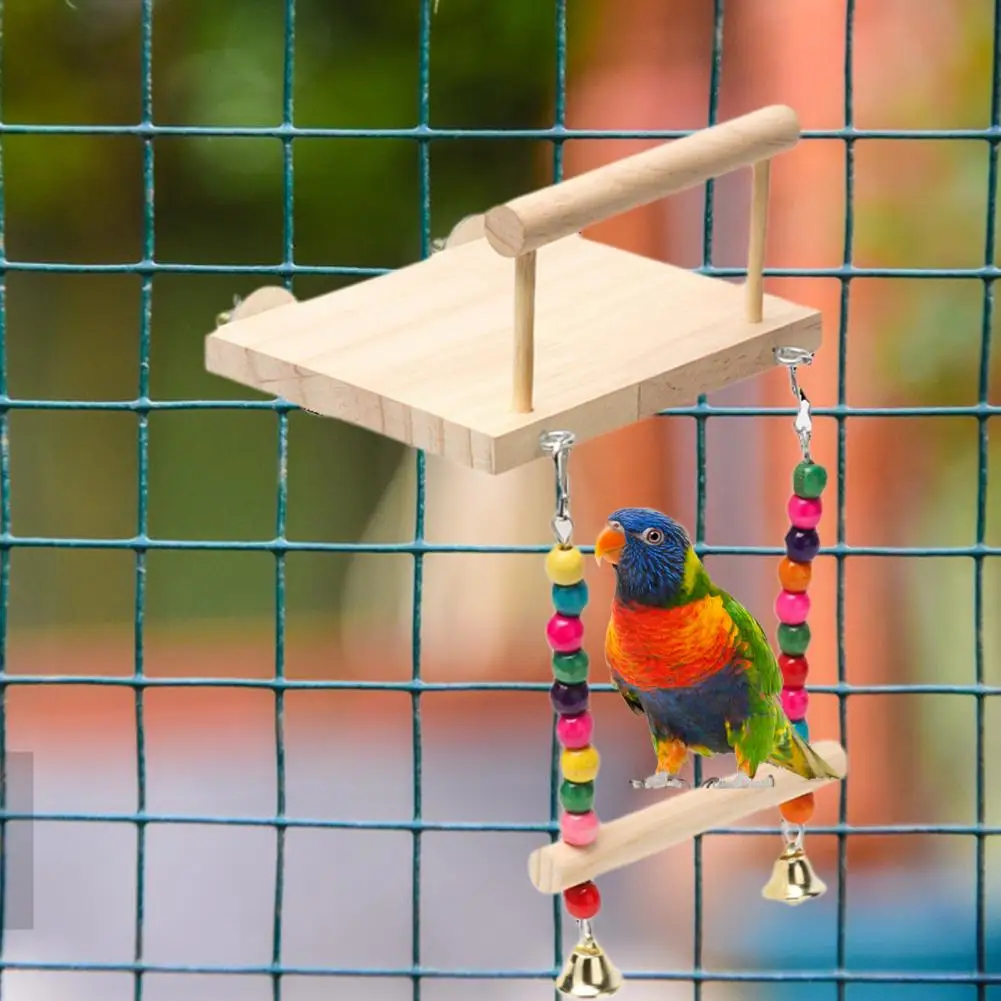 

Bird Swing Ornamental Pet Hanging Swing Chew Toy Wear-resistant Parrot Toy