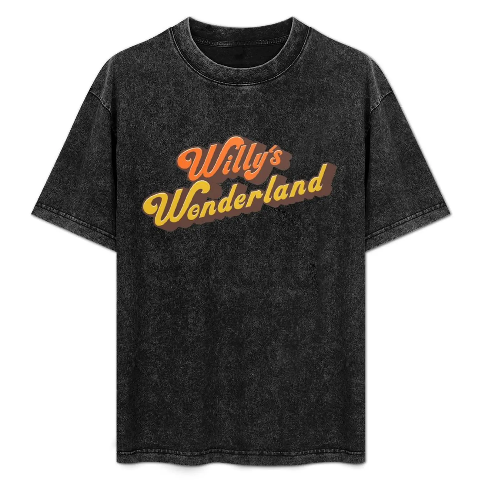 Willys Wonderland T-Shirt valentines clothes croswit shirt man funny gifts anime tshirt mens designer t shirt