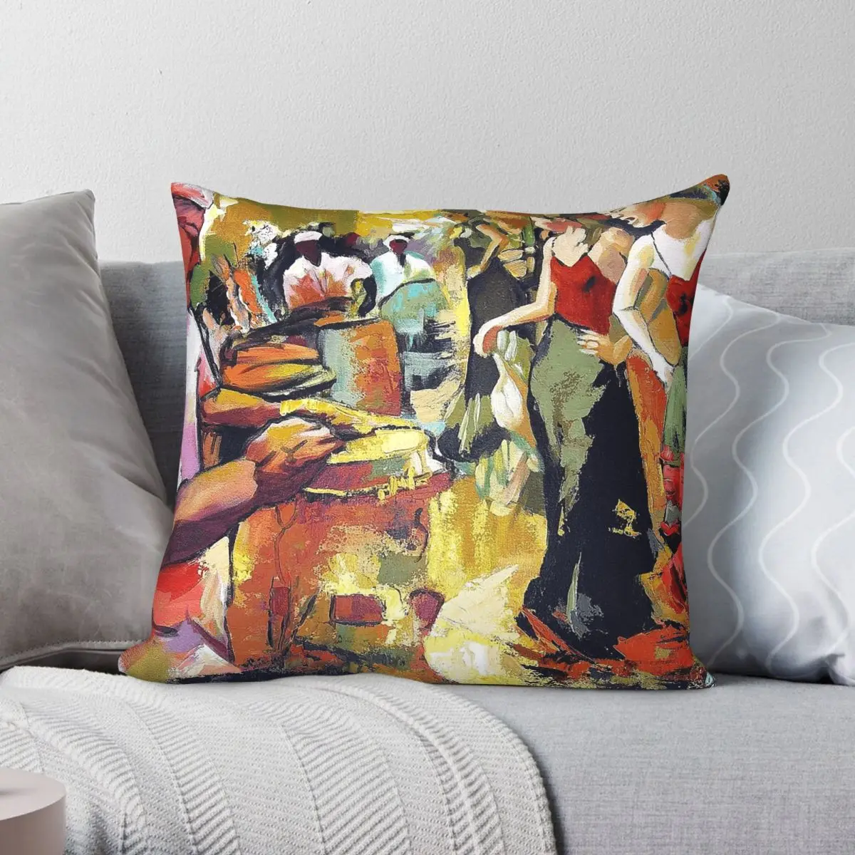 

Puerto Rico Rumbeo Ii Square Pillowcase Polyester Linen Velvet Pattern Decorative Throw Pillow Case Bed Cushion Cover Wholesale