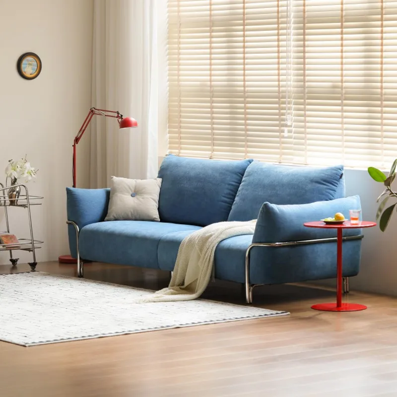 

Modern Blue Living Room Sofa Luxury Minimalist Apartment Interior Living Room Sofa Romantic Comfortable Divano Home Accessories
