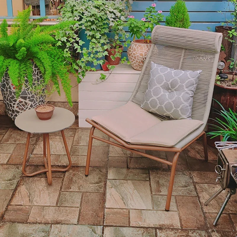 

Garden Lounge Outdoor Rocking Chair Chaise Camping Pliable Chairs for Living Room Aluminium Furniture Armchair Terrace Bean Bag
