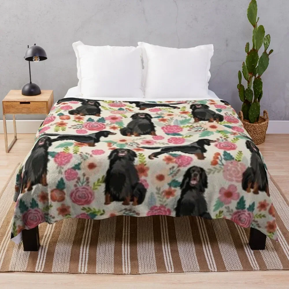 

GORDON SETTER Throw Blanket warm for winter Retros Single Summer Blankets