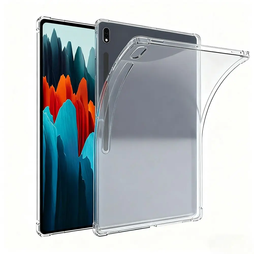 

Новый чехол для планшета из ТПУ, прозрачная задняя крышка с защитой от царапин, противоударный ультратонкий защитный чехол для SAMSUNG Galaxy Tab S11, 11 дюймов