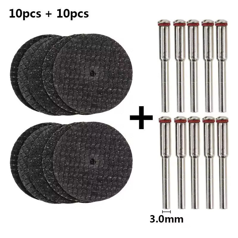 CMCP 32mm Abrasive Cutting Disc With Mandrels Grinding Wheels For Dremel Accesories Metal Cutting Rotary Tool Saw Blade - Image 8