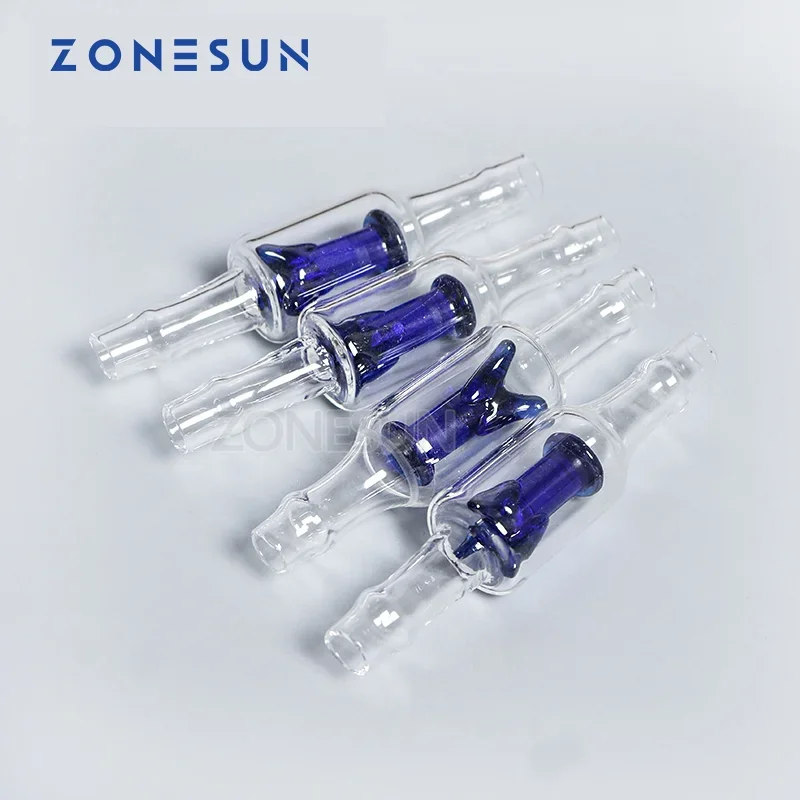 ZONESUN 一方向バルブ磁気ポンプ充填機インライン流体逆止ガラス水ミルクオイル燃料ガス液体に使用