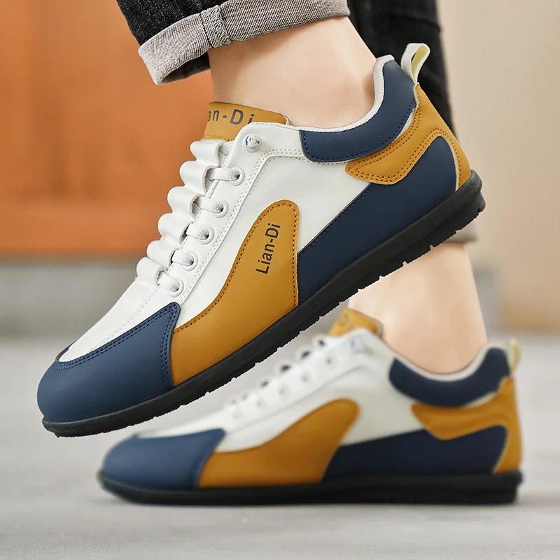 Men's Casual Sport Shoes Slip-On Driving Soft Bottom Bean Bean Shoes Autumn Win… - Image 4