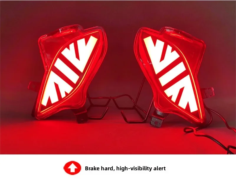 For Toyota Highlander 2021-2026 Car Rear Bumper Light Reflector LED Driving Brake Warning Light Turn Signal Navigation Light detail image 10