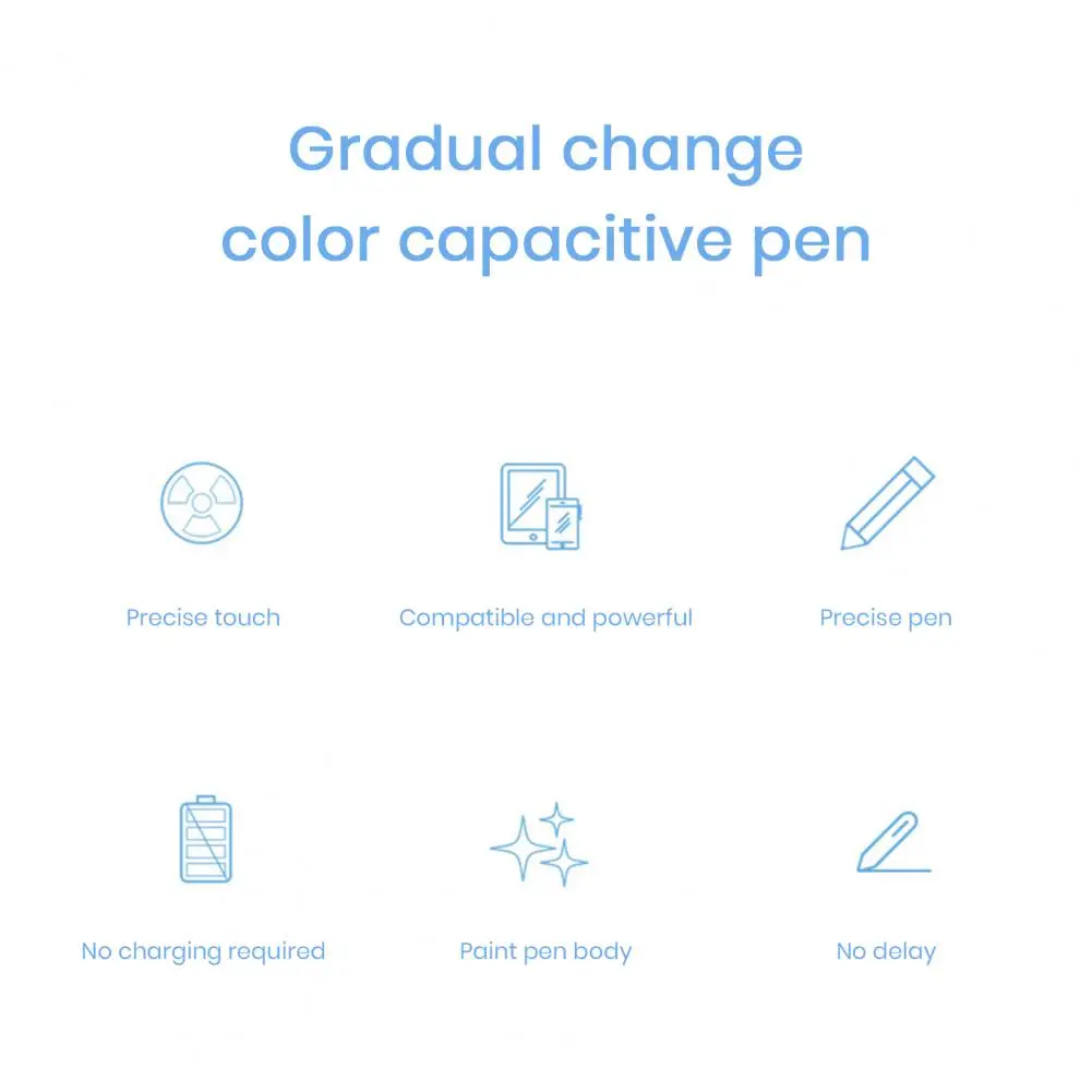 Smooth Writing Low Latency Tablet Cell Phone Capacitive Disc Pen Tablet Accessories