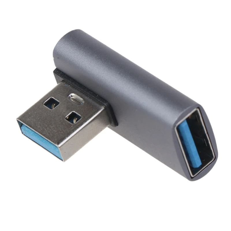 USB A Male to USB Female Adapter 90 Degree USB3.0 Cable Connector Support 10Gbps Data Transfer for Laptops Dropship