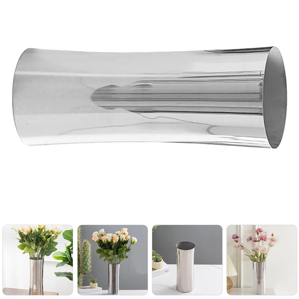 

Bohemian Decor Metal Flower Utensils Small Vases for Centerpieces Tall Silver Floor Flowers