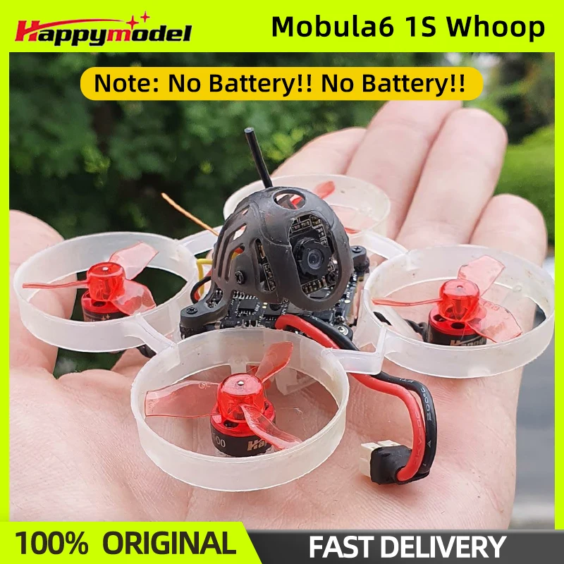 Happymodel Mobula6 1S 65mm Brushless Whoop Crazybee F4 Lite Flight Controller FC SE0802 Motor For RC FPV Tinywhoop Mobula 6