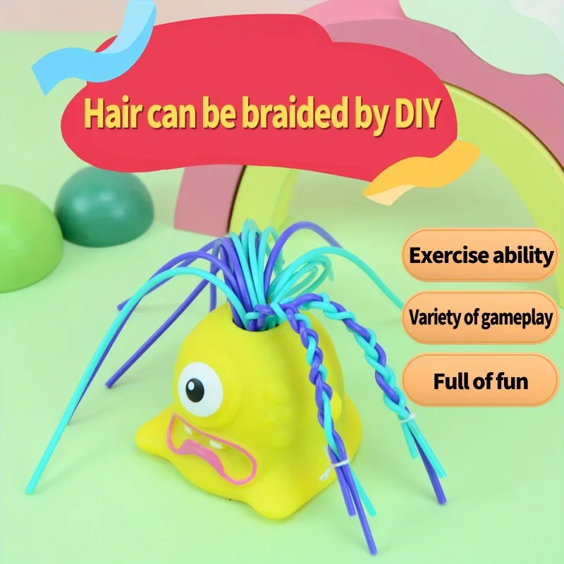 

1Pc Hair Pull Scream Toy, Funny Prank Gag Gift, Random Color Stress Relief Item for Back to School Party
