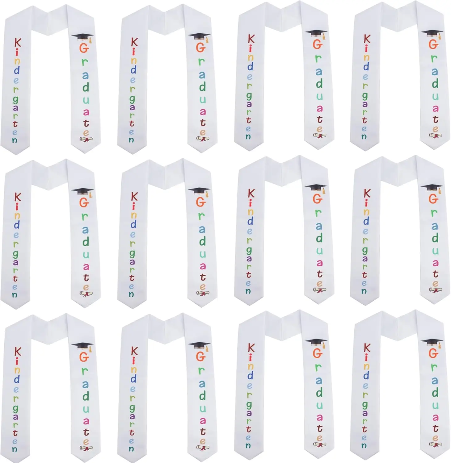 

Награда выпускникам детского сада: галстук-накидка унисекс для выпускников 2026 года