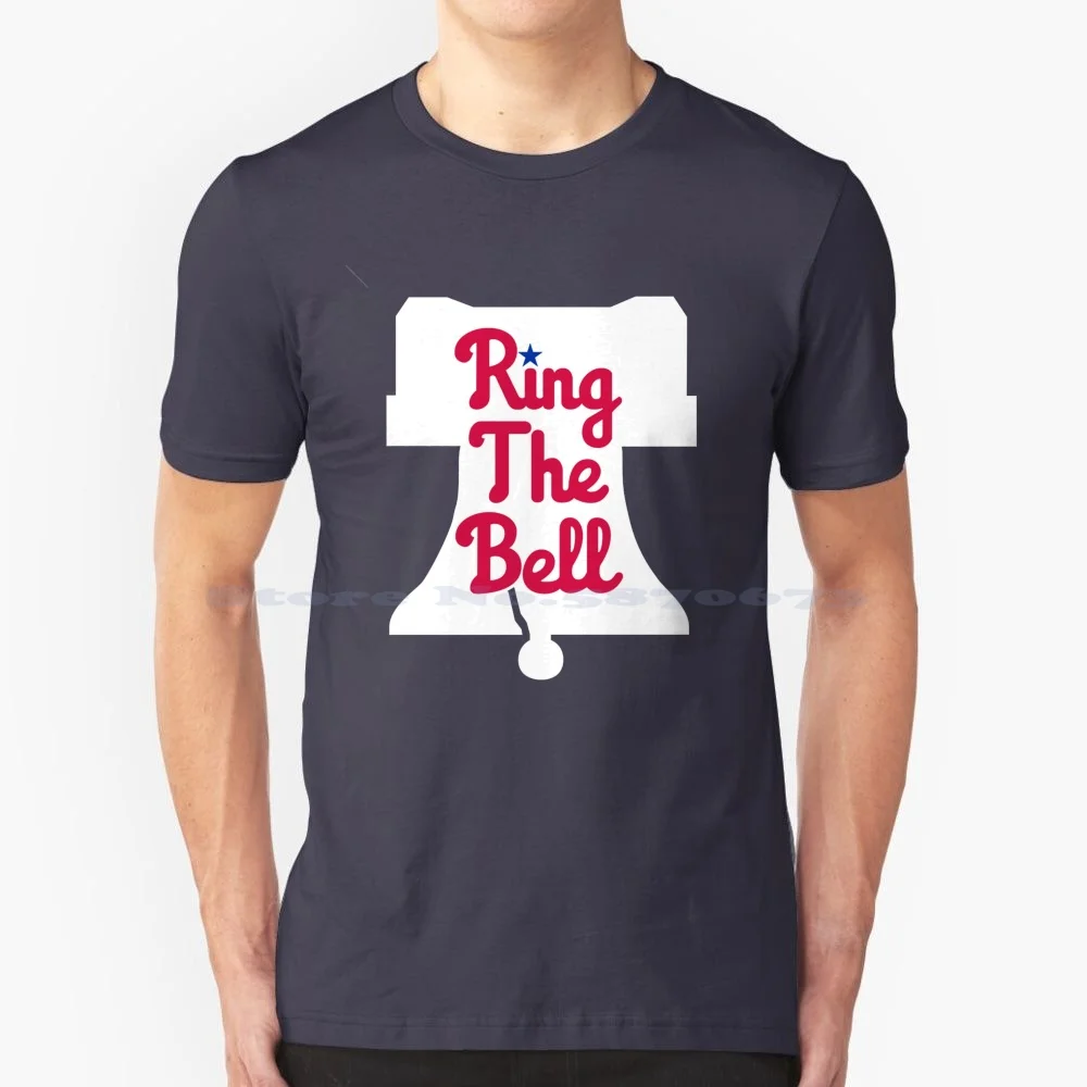 Ring The Bell-Red T Shirt 100% Cotton Tee Philadelphia Baseball Phanatic The Is Right Philly Sign Harper Ring The Bell Rhys