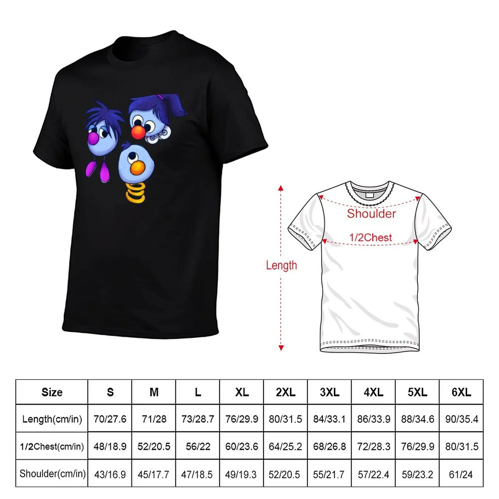 Zoombinis T-Shirt plus size clothes heavyweights animal prinfor boys men graphic t shirts