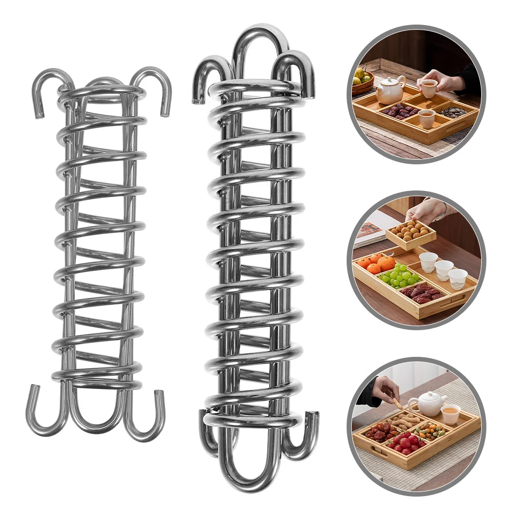 

2Pcs Dog Leash Shock Absorber Spring Durable Heavy Duty Stainless Steel for Camping Hiking Outdoor Use Strong Dog Leash